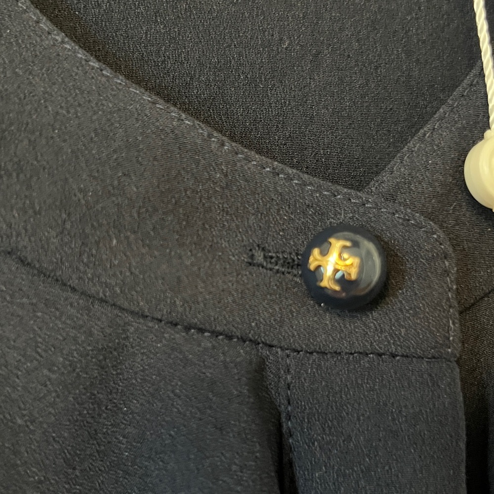 Tory Burch Jane Dress Navy Blue - Picture 4 of 5